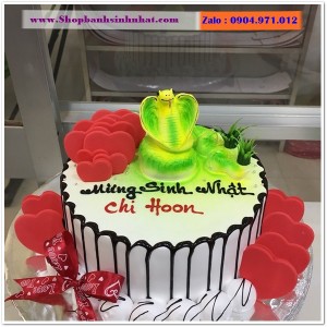 Bánh Sinh Nhật Con Rắn Tuổi Tỵ - R06